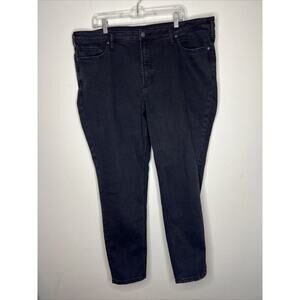 Silver Jeans Women’s High Note Skinny Size 22/29 Black